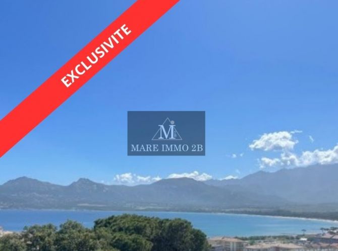 Vue imprenable  sur la baie de Calvi 