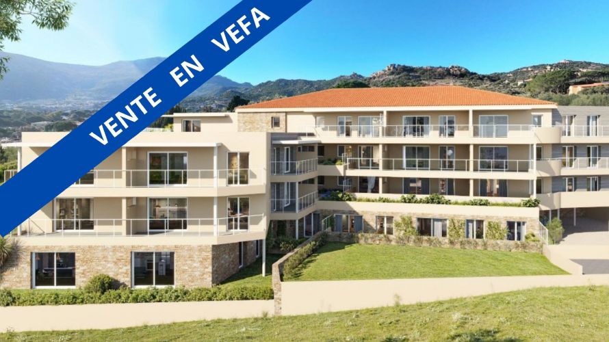 Programme neuf, emplacement stratégique proche du centre ville de Calvi. 
