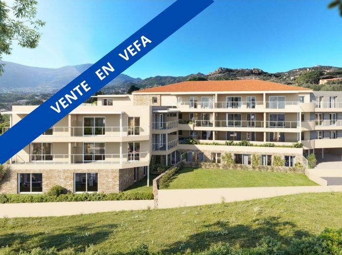 Programme neuf, emplacement stratégique proche du centre ville de Calvi. 