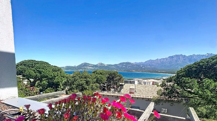 Nouveauté 2026! Magnifique T3 avec superbe vue sur le Golfe de Calvi L27 