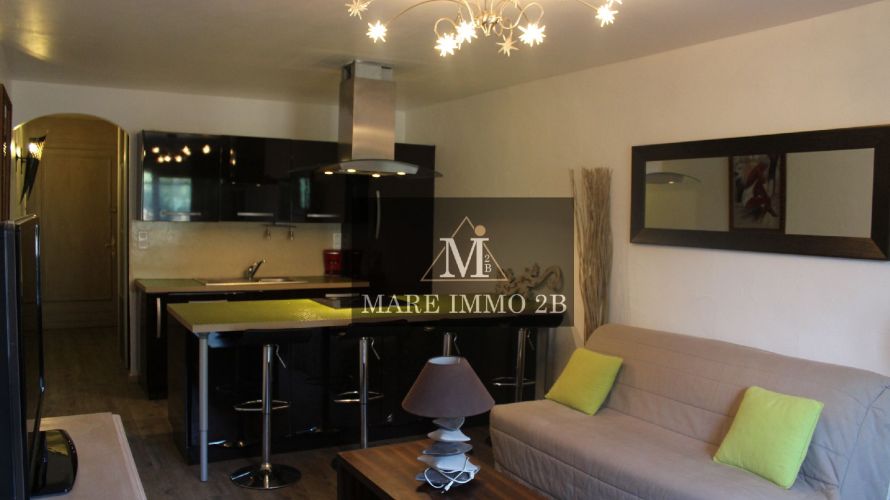 En  exclusivité : Studio en rez de jardin avec terrasse et parking 