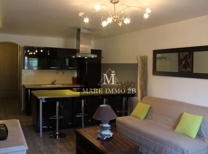 En  exclusivité : Studio en rez de jardin avec terrasse et parking 