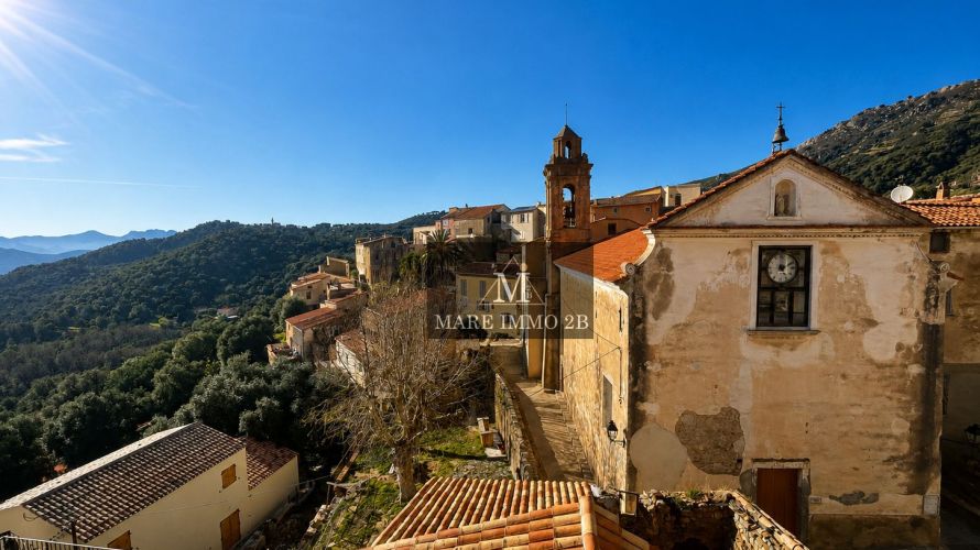 Maison de Maitre dans un village de Balagne 